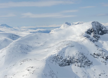 Sildviktinden fra øst. Foto: Rune Dahl / Toppturer rundt Narvik.