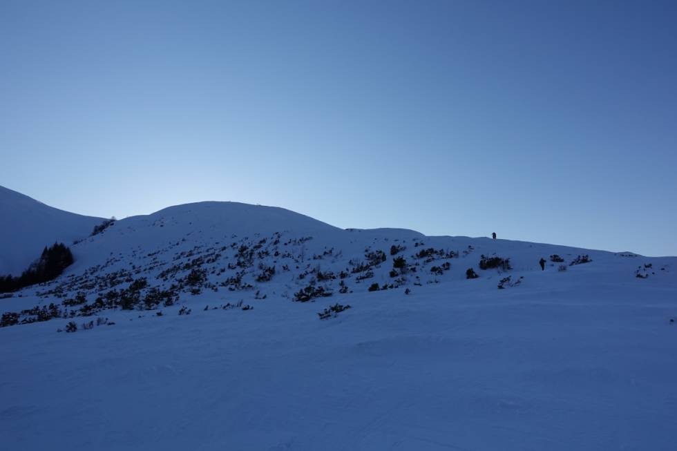 Oppturen mot Austefjellet. Foto: Henning Skjetne