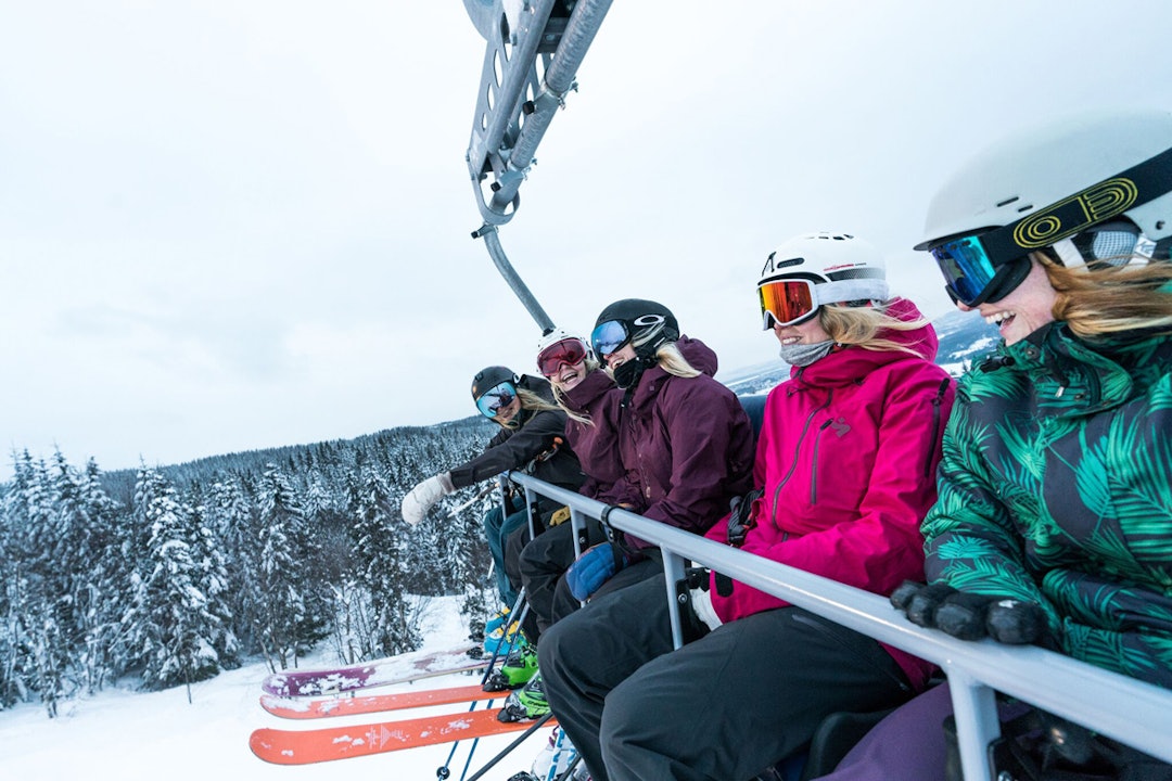 JENTESHRED: God stemning forventes i Tryvann. Foto: Kyle Meyr JENTESHRED: God stemning forventes i Tryvann. Foto: Kyle Meyr