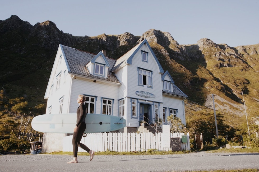 OVERNATTING: Det er flere steder å overnatte, blant annet på Stad Surfing. Foto: Stad Surfing Stad Surfing