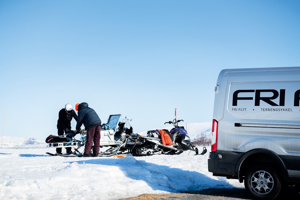 VEILØS: På vinteren er det ikke vei inn til Strynefjellet Sommerskisenter. For å komme inn må man kjøre skuter fra Grotli.