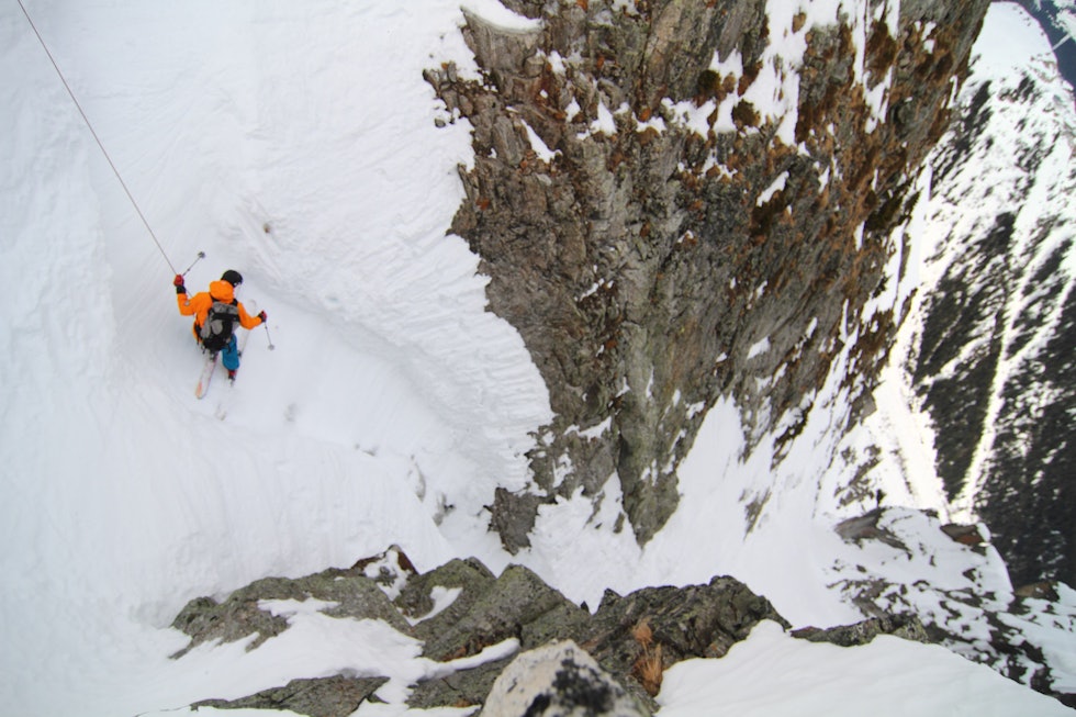 STUPBRATT: Chamonix kan by på stupbratte opplevelser. Foto: Tore Meirik