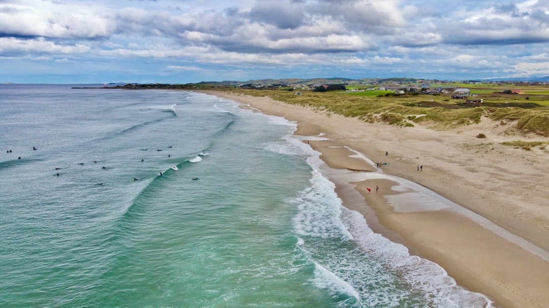 BORESTRANDEN: På Borestranden er det stort sett bøger hver eneste dag hele året. Bilde: Surfcamp Jæren På Borestranden er det stort sett bøger hver eneste dag hele året. Bilde: Surfcamp Jæren