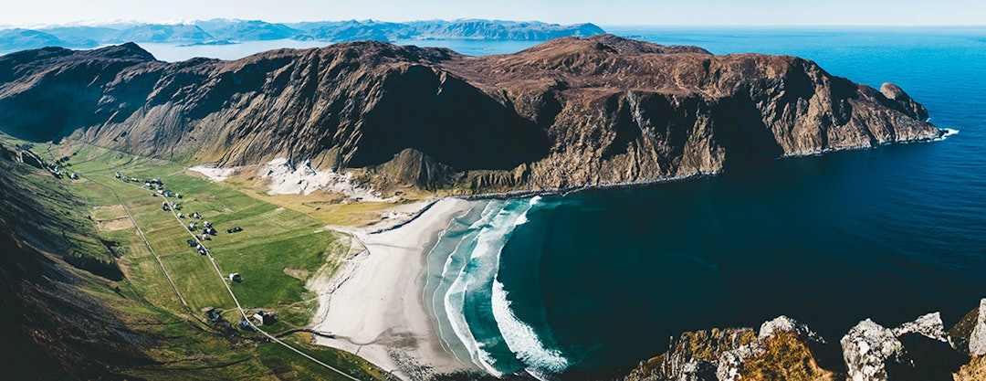 SMELLVAKKERT: Sorry Unstad, men Hoddevika er faktisk den aller vakreste surfebukta i Norge. Bilde: Lapoint Sorry Unstad, men Hoddevika er faktisk den aller vakreste surfebukta i Norge. Bilde: Lapoint