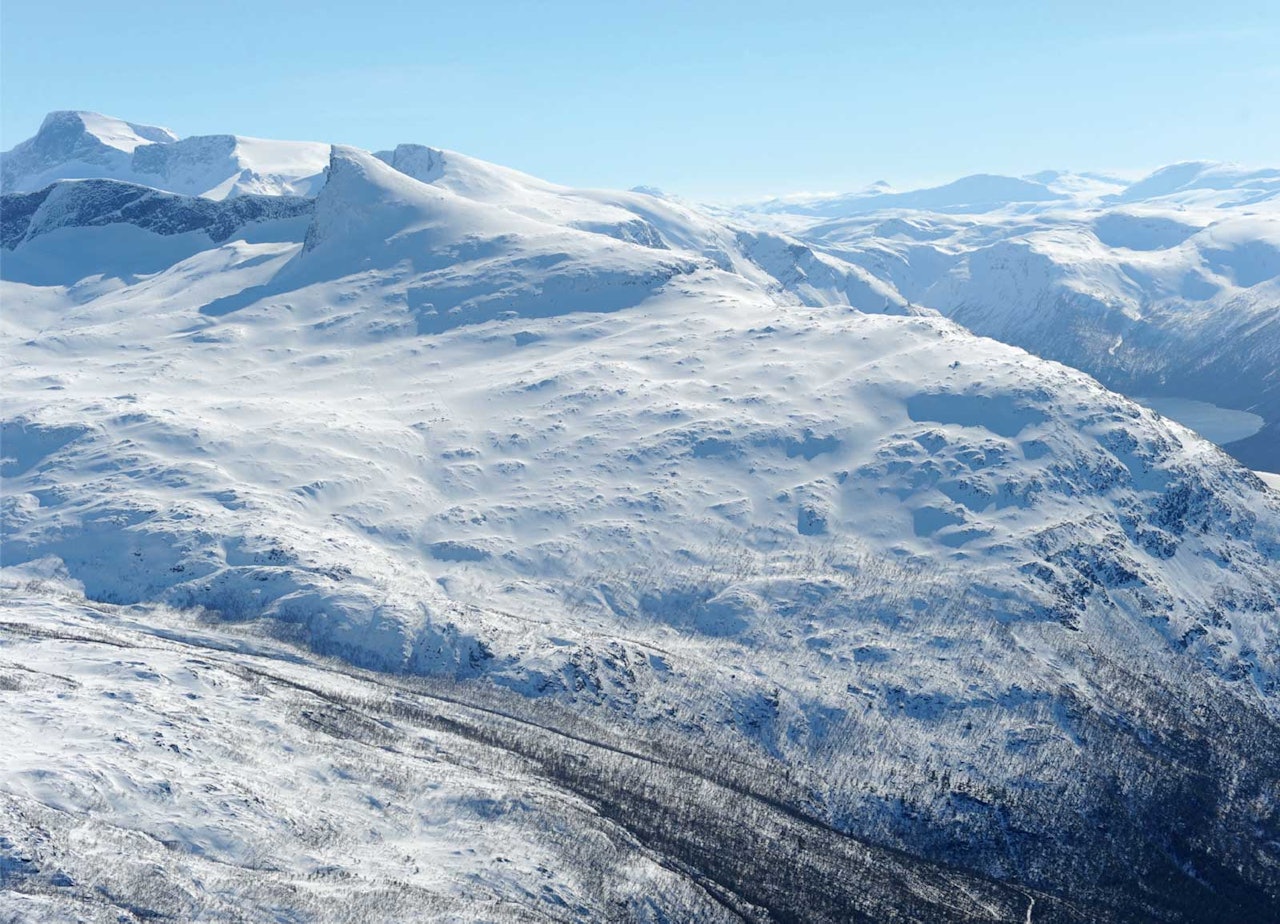 Rånkeipen fra øst. Foto: Rune Dahl / Toppturer rundt Narvik.