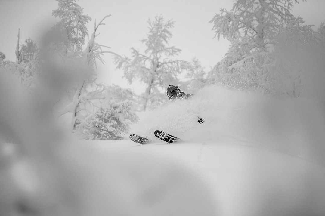 EN UKES LEVERANSE: En uke før Henning Skjetne kom, var det omtrent bart her. Foto: Sverre Hjørnevik EN UKES LEVERANSE: En uke før Henning Skjetne kom, var det omtrent bart her. Foto: Sverre Hjørnevik