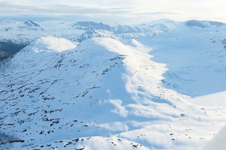 Loasevárri fra øst. Foto: Rune Dahl / Toppturer rundt Narvik.