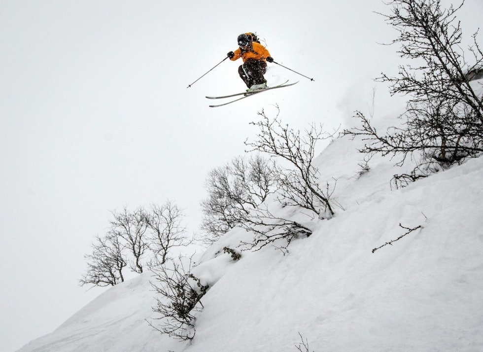 FRIKJØRING: Raulandsfjell tilbyr god frikjøring når det er rikelig med snø. Foto: Magnus Tjønn