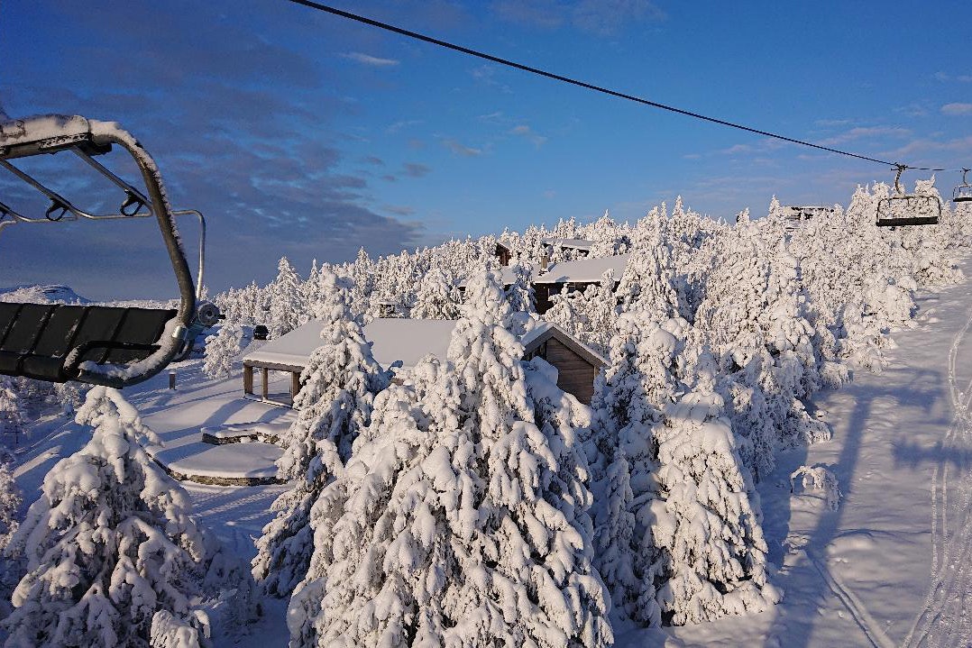 KVITFJELL: Fra stolheisen i Kvitfjell i helga. Foto: Erlend Sande KVITFJELL: Fra stolheisen i Kvitfjell i helga. Foto: Erlend Sande
