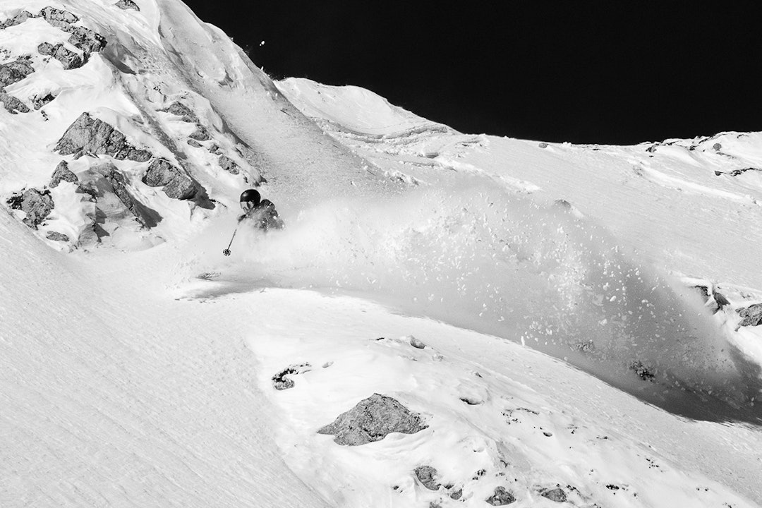 PUDDERFEST: Stinius Skjøtskift nyter dagene i Hintertux. Foto: Gard Gauteplass PUDDERFEST: Stinius Skjøtskift nyter dagene i Hintertux. Foto: Gard Gauteplass