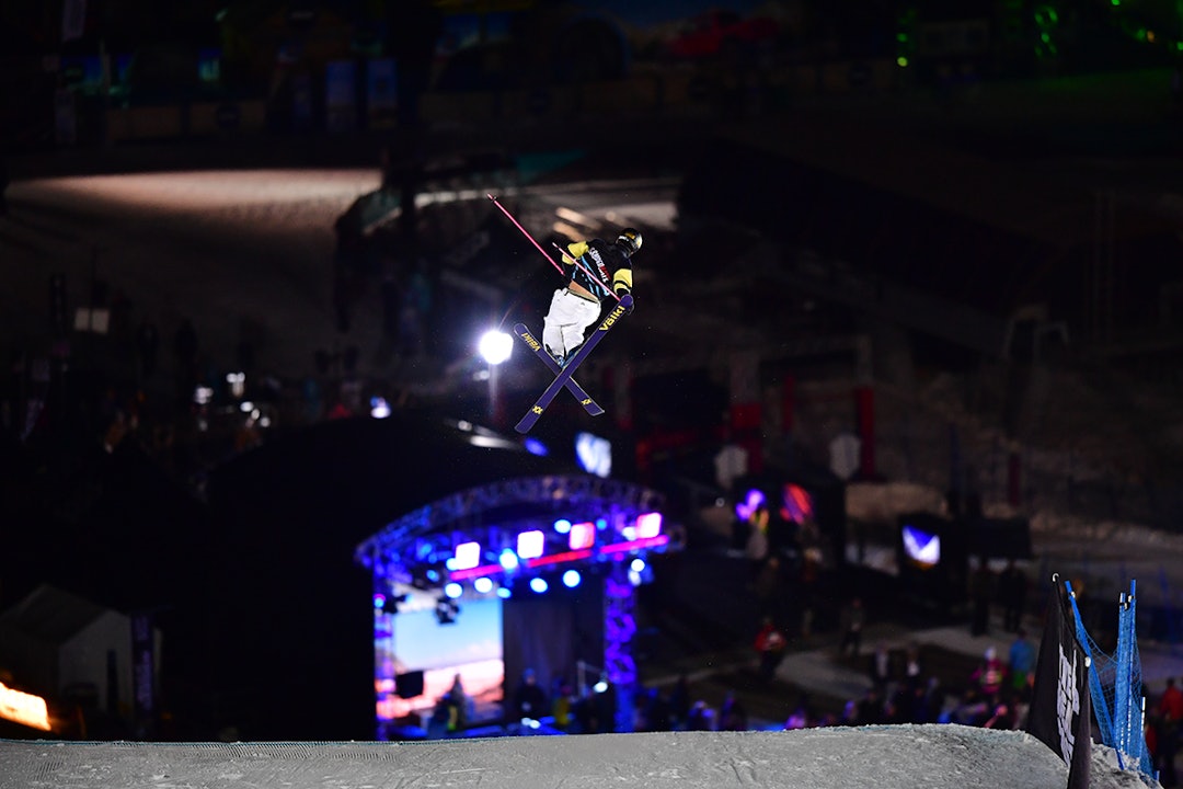 SØLV: Birk Ruud tok sølv i fjorårets Big Air-finale. Foto: ESPN Birk Ruud