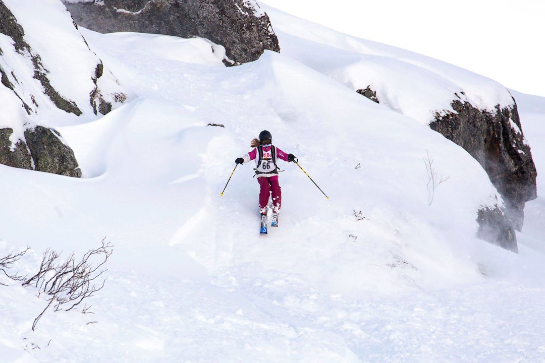KIDSA I FOKUS: Både store og små får kjøre når tidenes første Narvik Freeride går av stabelen. Foto: Jan Arne Pettersen KIDSA I FOKUS: Både store og små får kjøre når tidenes første Narvik Freeride går av stabelen. Foto: Jan Arne Pettersen