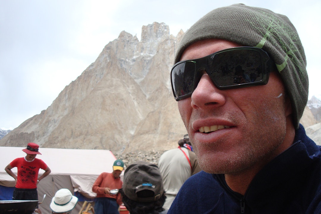 2008: Øystein Stangeland ved K2 i 2008. Foto: Lars Nessa Øystein Stangeland