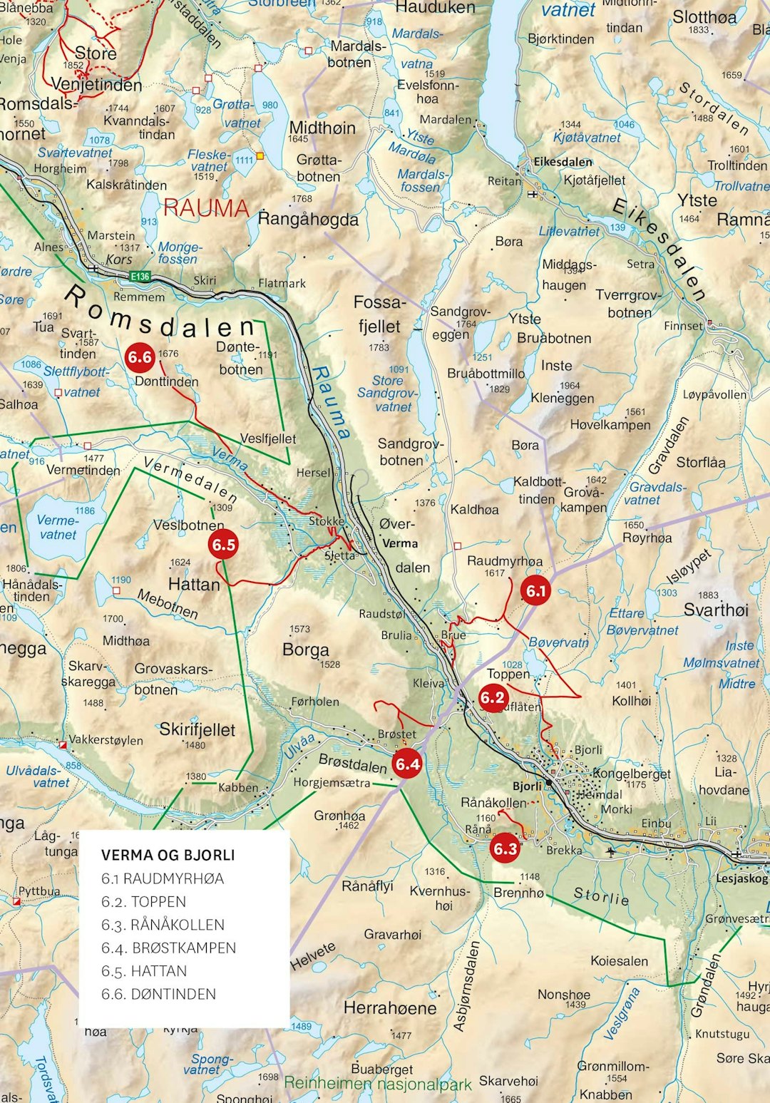 Oversiktskart-Verma-Bjorli-Toppturer-i-Romsdalen