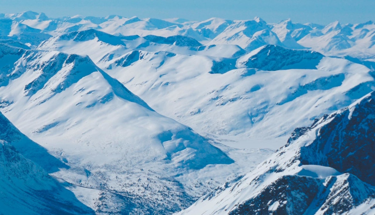 Taskedalskollen og Taskedalshornet 1406 moh