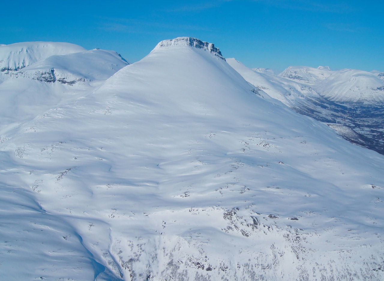 Foto: Tom Guneriussen. /  Toppturer i Troms.