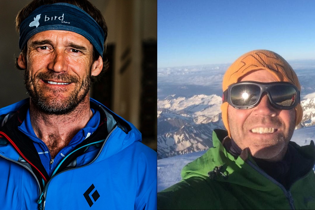 SKIFØRER: Det er Petter Andresen og Sigurd Felde som står bak skiføreren. Foto: Mattias Fredriksson/Privat Topptur Vatnahalsen