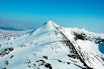 Lukttinden fra vest. Foto: Sture Willumsen/Toppturer i Norge Lukttinden Topptur Helgeland Norge