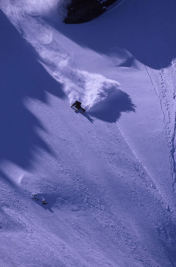 FRIKJØRER: Shane McConkey var rett og slett sjukt god på ski. Foto: Endre Løvaas