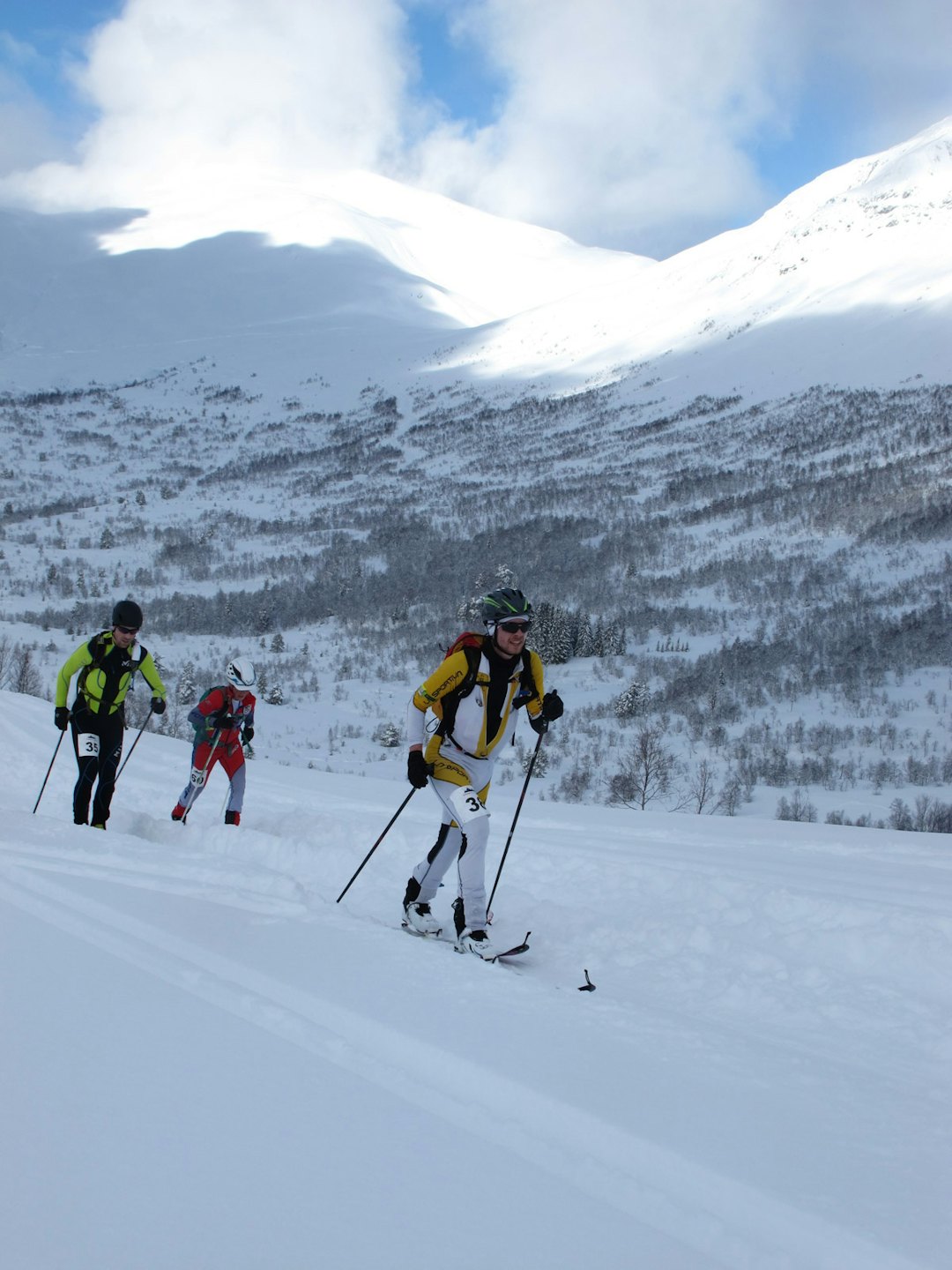 Malene Haukøy på vei mot NM-tittelen 2017. Foto: Johan Olai Svidal Malene Haukøy 50 - Stryn Rando 2017 - Johan Olai Svidal 1200x