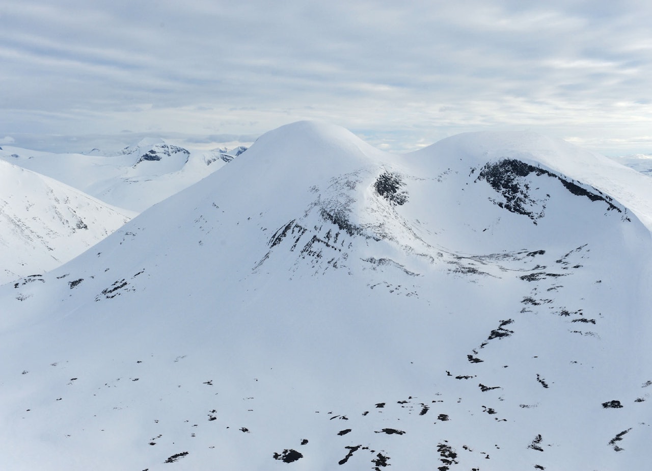 Tjåmuhas fra nordøst. Foto: Rune Dahl / Toppturer rundt Narvik.