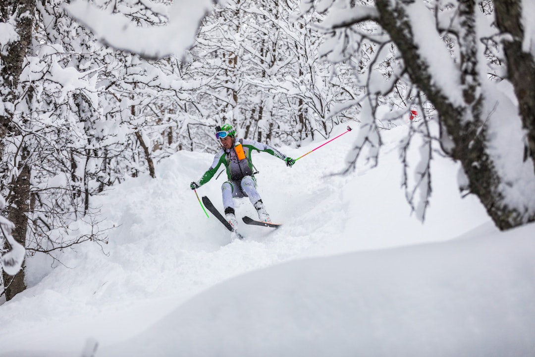 Lars-Henning Grøtting representerte arrangøren Romsdal Randonee Klubb med solid innsats i menn senior. Lars Henning Grøtting - Foto Haakon Funderud Lundkvist 1200x800