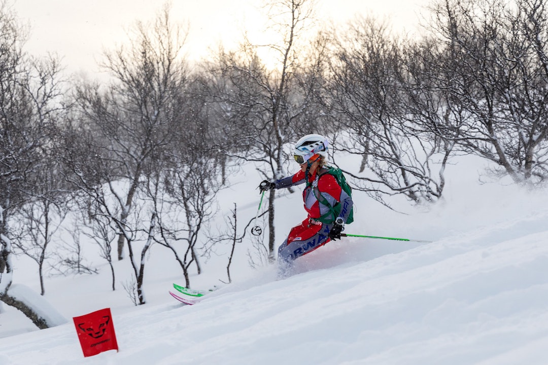 Malene Blikken Haukøy tok to av to i Norgescupåpningen på Bjorli. Foto: Haakon Funderud Lundkvist Malene Blikken Haukøy - Foto Haakon Funderud Lundkvist 1200x800