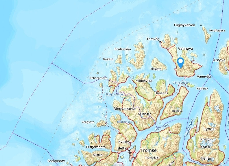 STORHAVET NESTE: Vanntinden. vannøya vanntinden kart
