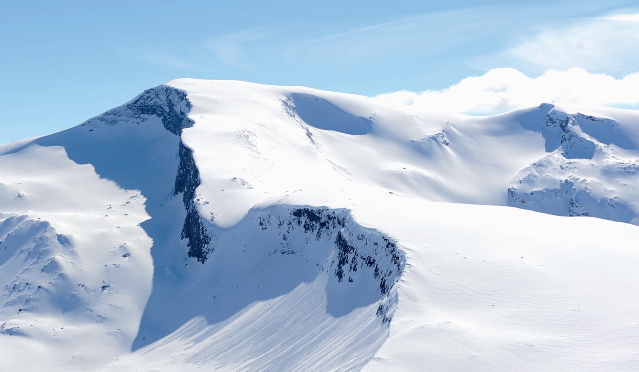 Sandviktinden fra nordøst. Foto: Rune Dahl / Toppturer rundt Narvik