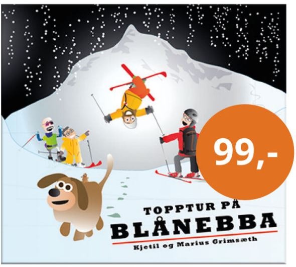 Topptur på Blånebba: En morsom barnebok for aktive foreldre som ønsker å involvere barna i fjellets gleder