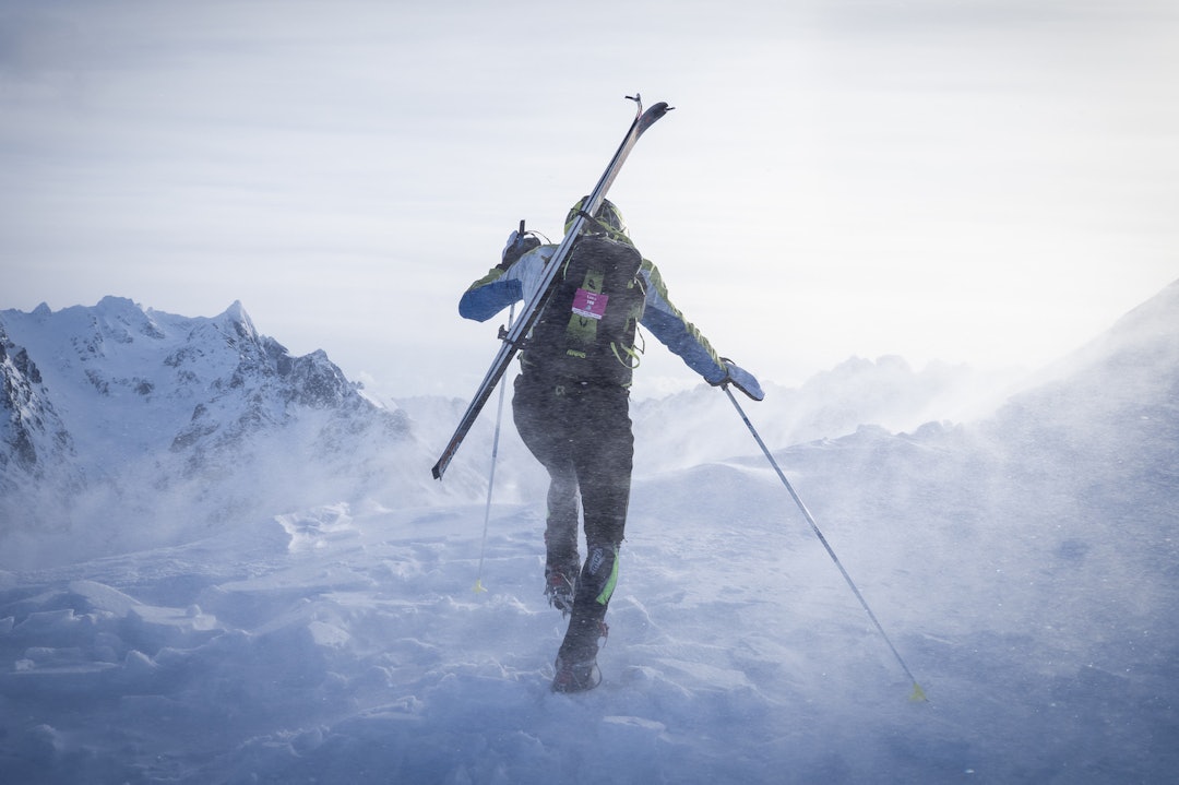 Luca Frutaz fra Italia ble nummer to i årets utgave a vLofoten Skimp. Foto: Kristin Folsland Olsen Luca Frutaz fra Italia ble nummer to i årets utgave a vLofoten Skimp. Foto: Kristin Folsland Olsen