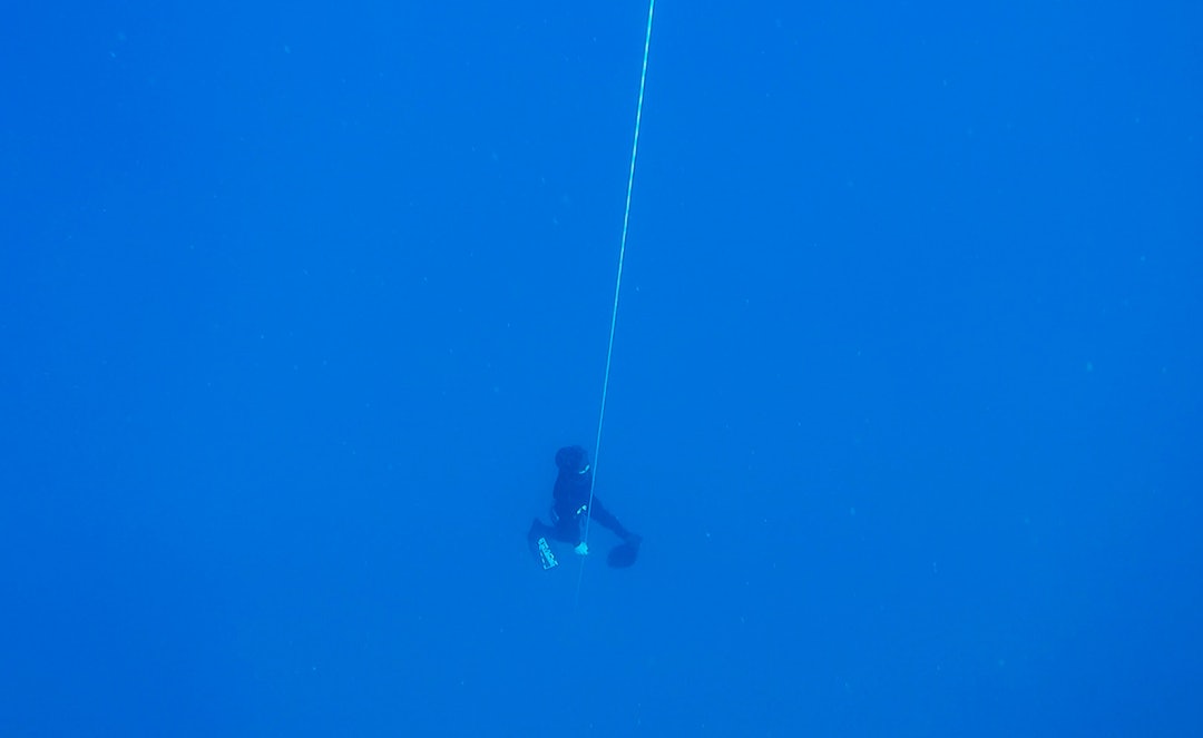 DYPT: Stian langt nedi Middelhavet. DYPT: Stian langt nedi Middelhavet.