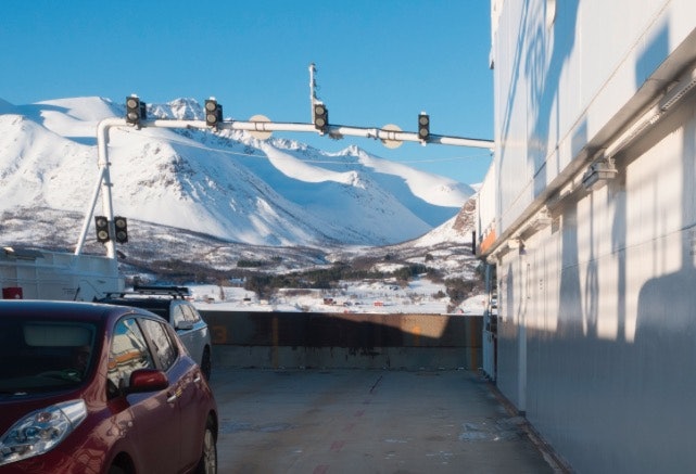 Grytøya sette fra ferga, søndag ettermiddag Grytøya sette fra ferga, søndag ettermiddag