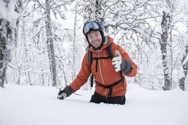 VIL BEHOLDE SKOGSKJØRINGA: Destinasjonssjef Martin Letzter protesterer mot en utbygging som kan ødelegge kjøringen i Totteskogen. Arkivfoto: Skistar