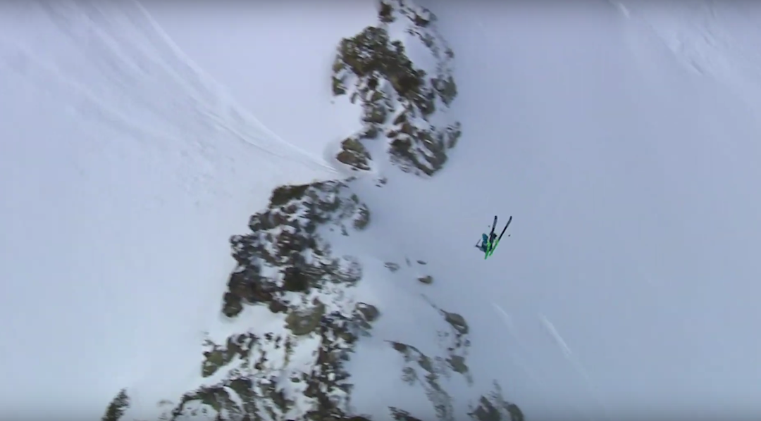 DENNA BLIR LANG: Hedwig Wessel midtveis i backflipen. DENNA BLIR LANG: Hedwig Wessel midtveis i backflipen.