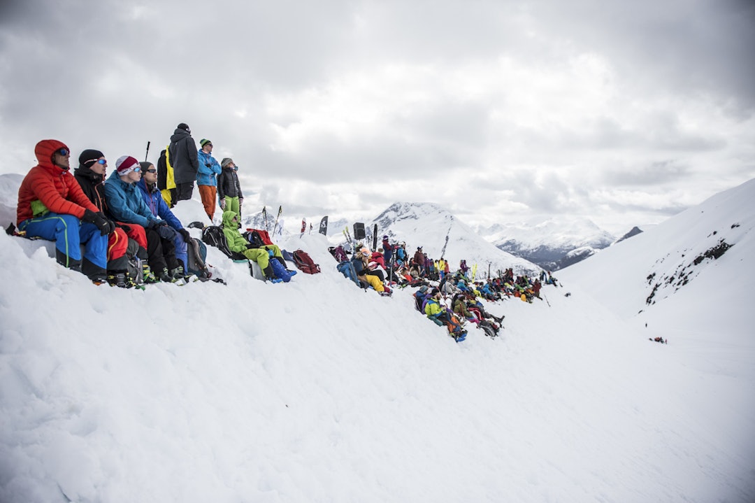 Publikum til XFree konkurransen. Foto: Olav Standal Tangen XFree Olav standal Tangen