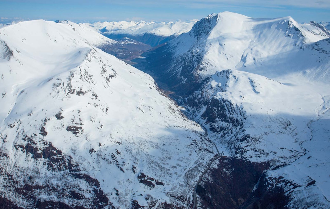 Ruta opp og ned frå Grandesætra til Skårene. Foto: Håvard Myklebust. Ruta opp og ned frå Grandesætra til Skårene. Foto: Håvard Myklebust.