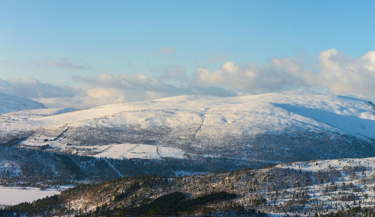 Ruta opp og ned frå Storsætra. Foto: Arnt Flatmo Ruta opp og ned frå Storsætra. Foto: Arnt Flatmo