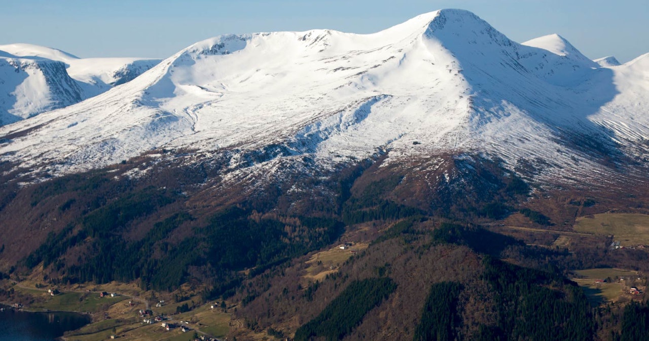 Ruta opp og ned frå Sætreåsen. Foto: Håvard Myklebust. Ruta opp og ned frå Sætreåsen. Foto: Håvard Myklebust.