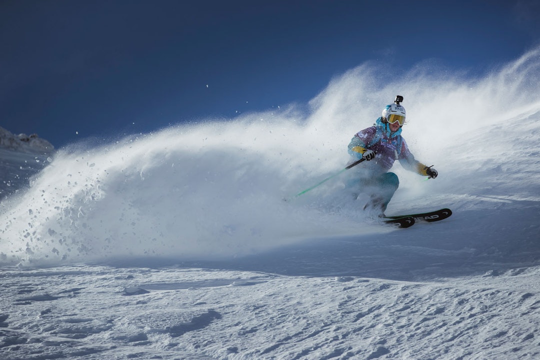 INN TIL SEIER: Hedvig Wessel i ferd med å kjøre inn til seier i Fieberbrunn. Foto: Jeremy Bernard INN TIL SEIER: Hedvig Wessel i ferd med å kjøre inn til seier i Fieberbrunn. Foto: Jeremy Bernard