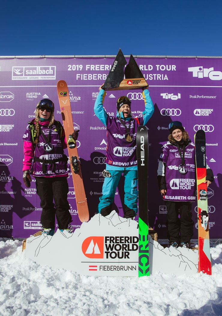 STOKA: Hedvig er temmelig fornøyd med sin første seier i FWT: Foto: Jeremy Bernard STOKA: Hedvig er temmelig fornøyd med sin første seier i FWT: Foto: Jeremy Bernard