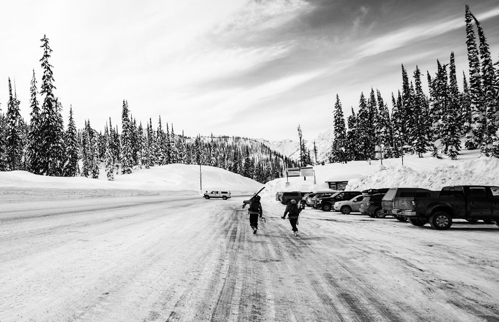 LIVET PÅ VEIEN: God stemning etter en bra dag på ski. Foto: Øystein Bjelland