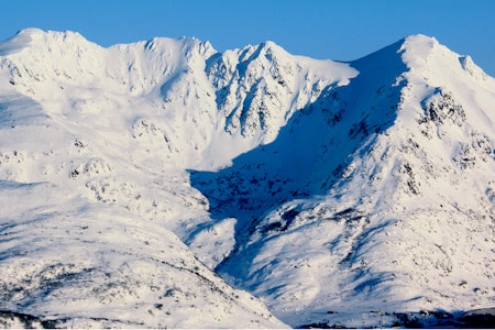 Justadtinden Kangerurtinden Lofoten Norge Topptur