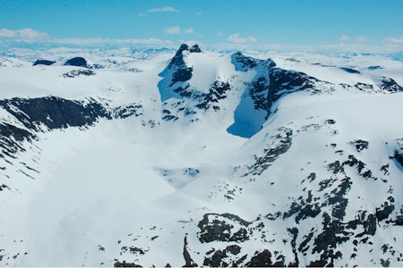 Lodalskåpa sett fra vest. Foto: Espen Schive/Toppturer i Norge Lodalskåpa Topptur Stryn