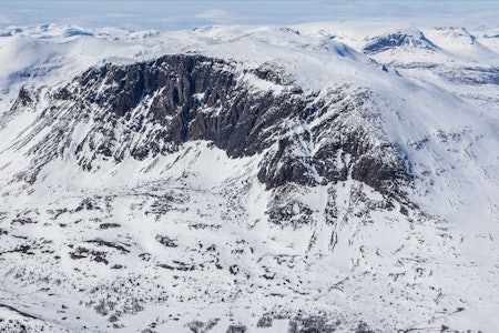 Skogshorn fotografert fra sør. Foto: Espen Schive/Toppturer i Norge Hemsedal Topptur Norge