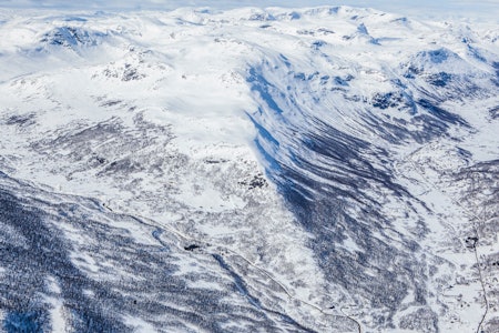 Svarthetta sett fra sør. Foto: Espen Schive/Toppturer i Norge Svarthetta Topptur Hemsedal