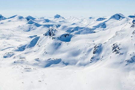 Stetinden sett fra nord. Foto: Espen Schive/Toppturer i Norge Stetinden Topptur Jotunheimen Nord