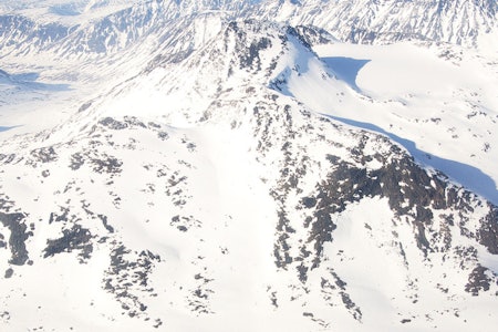Visbretinden fotografert fra sørvest. Foto: Espen Schive/Toppturer i Norge Visbretinden Topptur Jotunheimen Nord