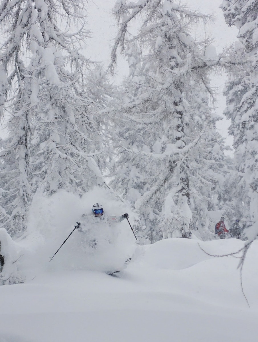 POWPOW: Marit i aksjon i Østerrike. Foto: Vegard Nes POWPOW: Marit i aksjon i Østerrike. Foto: Vegard Nes