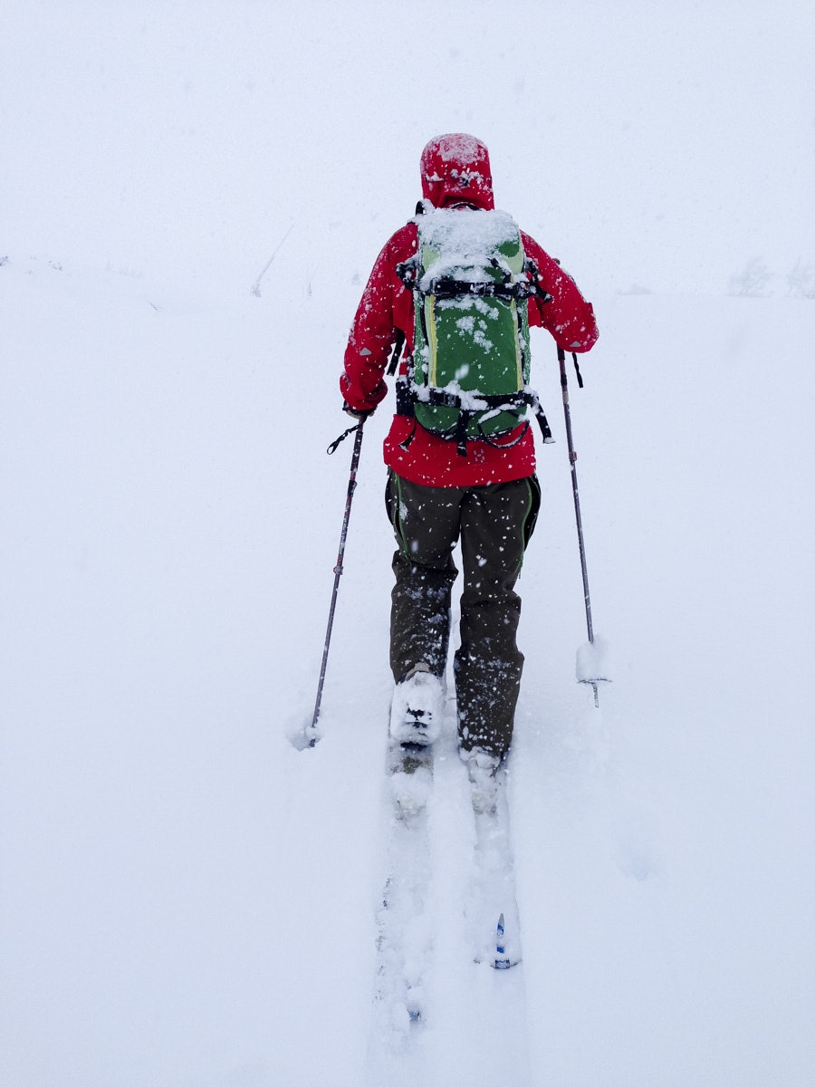 Med feller på vei opp til NOS_EspenKarlsen Med feller på vei opp til NOS_EspenKarlsen